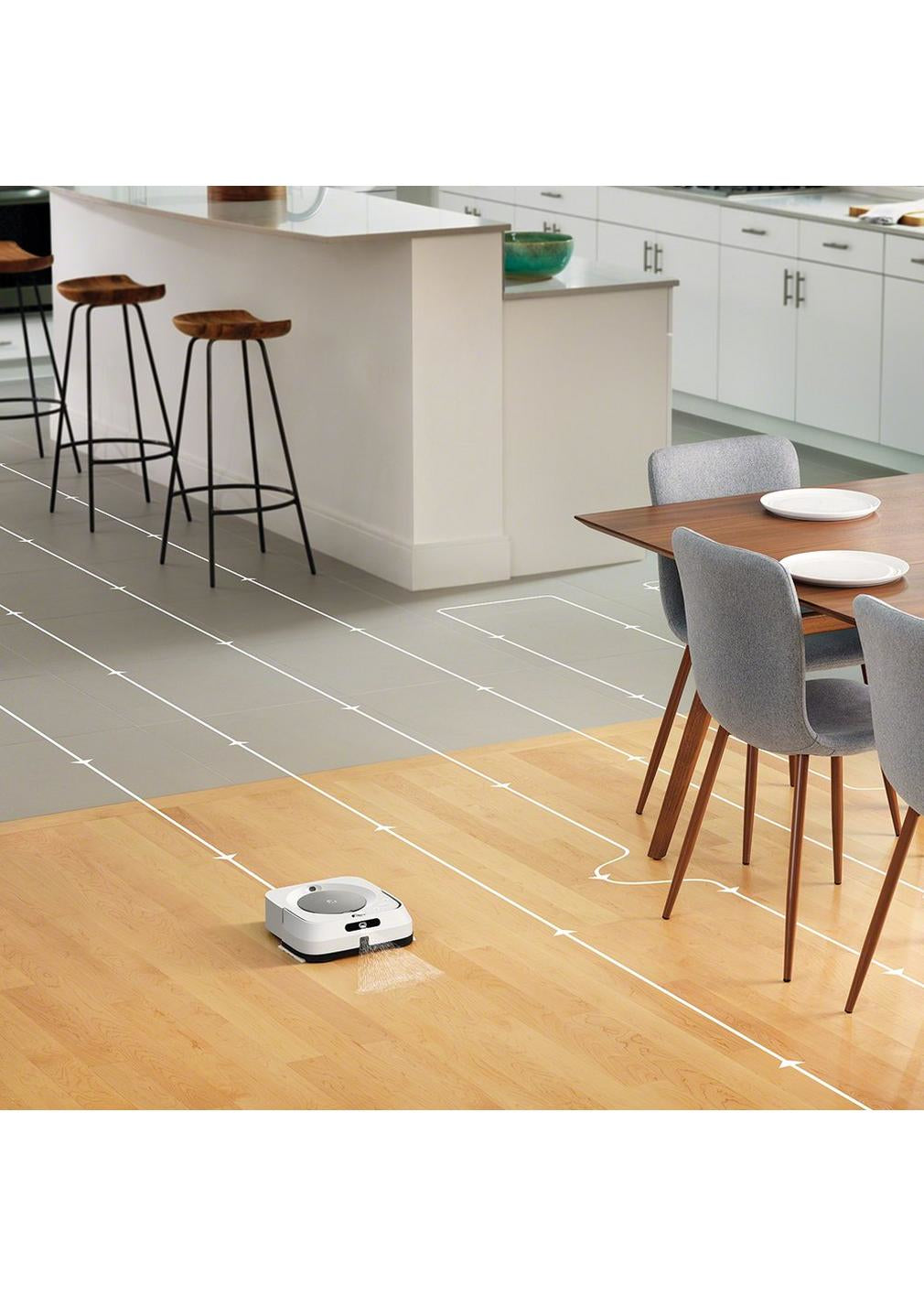 iRobot Braava jet m6 Blanco, Plaza, Suelo duro, Piedra, M613830 | Robots mopa