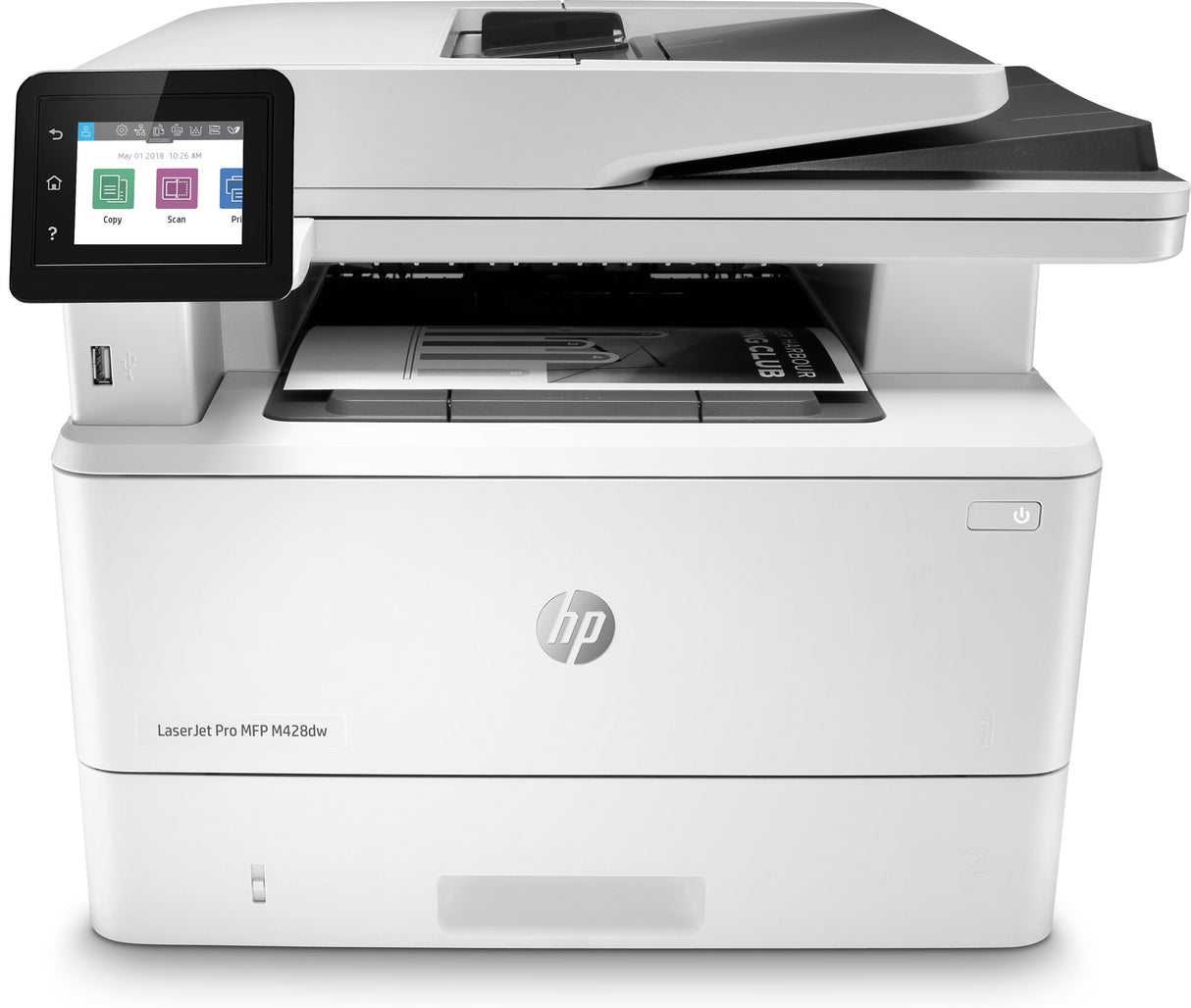 HP LaserJet Pro Impresora multifunción M428dw, Impresión, copia, escaneado y correo electrónico, Escaneo a correo electrónico