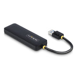 StarTech.com Hub USB-A de 4 Puertos - Ladrón USB de 4 Puertos - Alimentado por el Bus - USB 3.0 de 5Gbps - Hub Portátil 
