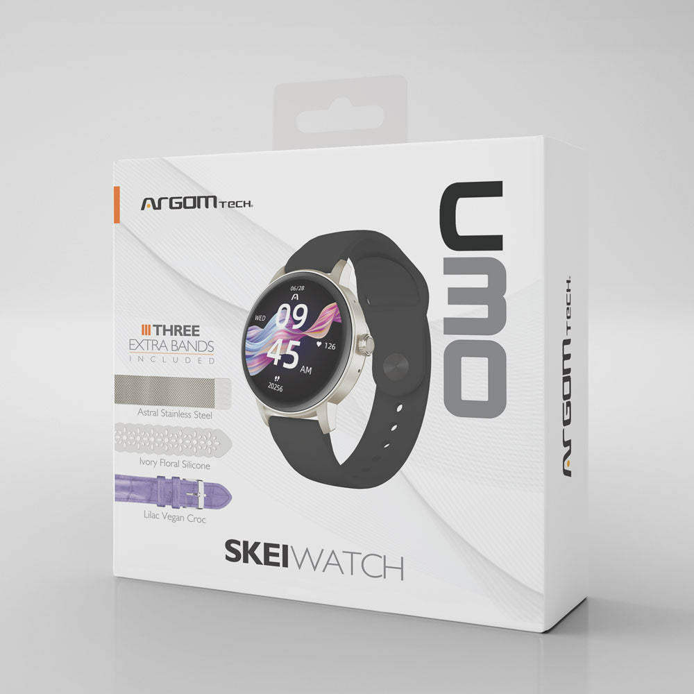 ArgomTech ARG-WT-6030BG Relojes inteligentes y deportivos 3,3 cm (1.3") IPS Digital 320 x 320 Pixele