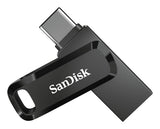 SanDisk Ultra Dual Drive Go unidad flash USB 32 GB USB Type-A / USB Type-C 3.2 Gen 1 (3.1 Gen 1) Negro, 150 MB/s, Girar