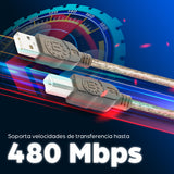 Manhattan Cable de Extensión Activa USB de Alta Velocidad Cable USB 2.0 USB A USB B Macho/Macho