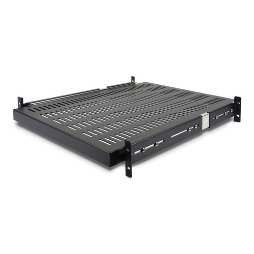 StarTech.com Estante Bandeja Deslizante Perforada Telescópica para Armario Rack de Profundidad Ajustable - 2U 22.7kg Acc