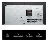 LG CK43N sistema de audio para el hogar Minicadena de música para uso doméstico 300 W Negro