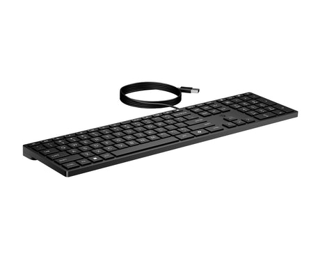 HP Teclado de sobremesa con cable HP 320K Teclados Oficina Alámbrico No