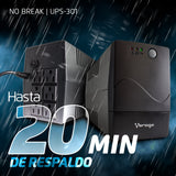 No Break Vorago Ups-301 800Va 480W 110-12V 6 Contacto