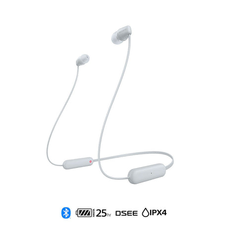 Sony WI-C100/WZ UC Auriculares Auriculares Dentro de oído Llamadas/Música Binaural