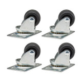 Tripp Lite SRCASTER Juego de ruedecitas SmartRack, paquete de 4 Accesorios para rack Negro 249,5 kg 2,72 kg