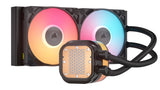 Corsair iCUE LINK TITAN 240 RX LCD Procesador Enfriador de aire 12 cm Negro 1 pieza(s), 300 RPM, 2100 RPM
