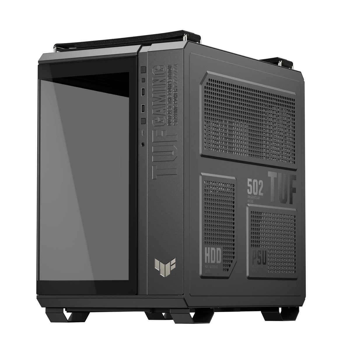 ASUS TUF Gaming GT502 Horizon carcasas ordenador Midi Tower PC Negro ATX, micro ATX, Mini-ITX