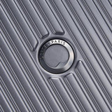 DELSEY MALETA SECURITIME ZIP RIGIDA 20 PULG PLATA