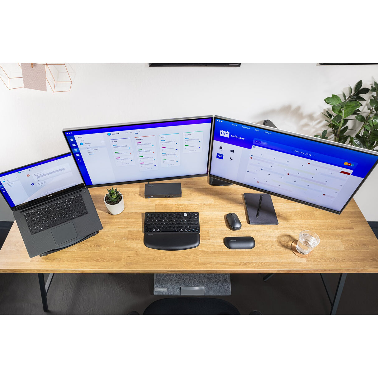 Kensington Ratón inalámbrico dual SureTrack Ratón Inalámbrico RF Wireless + Bluetooth 3 Negro