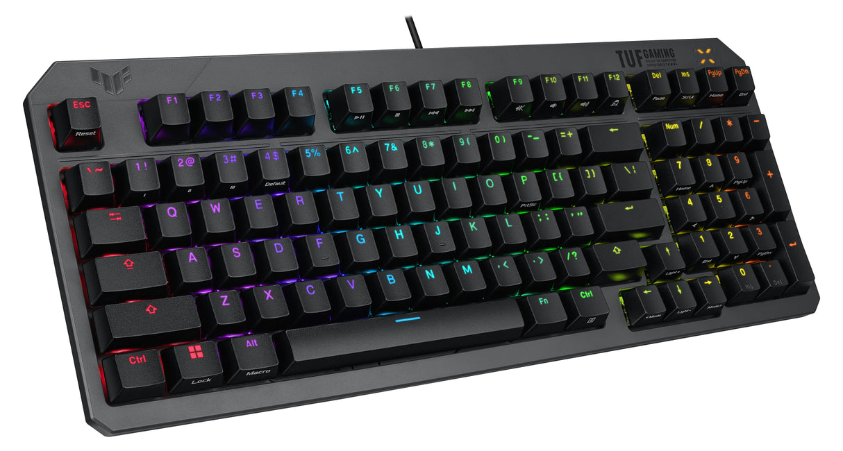 ASUS TUF Gaming K3 Gen II Teclado Juego Alámbrico USB Switch de tecla optomecánico