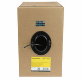 StarTech.com Bobina de Cable de Red Ethernet Cat5e a Granel - 304,8m - Sólido - CMR - Negro - Se Ajusta a TAA Cables de 