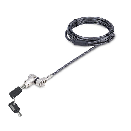 StarTech.com Cable de 2m Universal de Seguridad para Ordenador Portátil - Cable de Bloqueo Compatible con Noble Wedge/Na