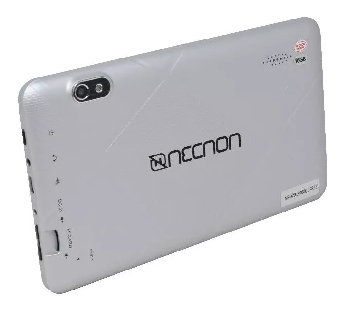 Necnon M002Q-2 Allwinner 16 GB 17.8 cm (7") 2 GB Android 10 Platino, 1024 x 600 Pixeles