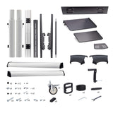 StarTech.com Carrito Soporte Móvil con Ruedas para TV de Pantalla Plana de 60 a 100 Pulgadas o 100kg - Soporte Rodante A