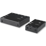 StarTech.com Juego de Extensor HDMI por IP con Compresión Avanzada audio/vídeo extendedores Transmisor y receptor de señales AV 1920 x 100 Pixeles Cat5e, Cat6 15 m