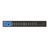 Linksys Switch de red administrado Gigabit de 24 puertos con 4 ranuras SFP+ 10G de subida dispositivo de redes Gestionado L3 Si 24