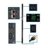 Tripp Lite PDUMNV30HVLX PDU Monofásico Monitoreable de 5.5kW, con Interfaz de Plataforma LX, Tomacorrientes de 208V ~ 23