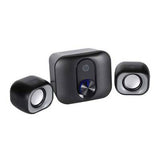 HP DHS-2111S juego de altavoz 11 W Negro 2.1 canales De 1 vía 6 W, Plástico
