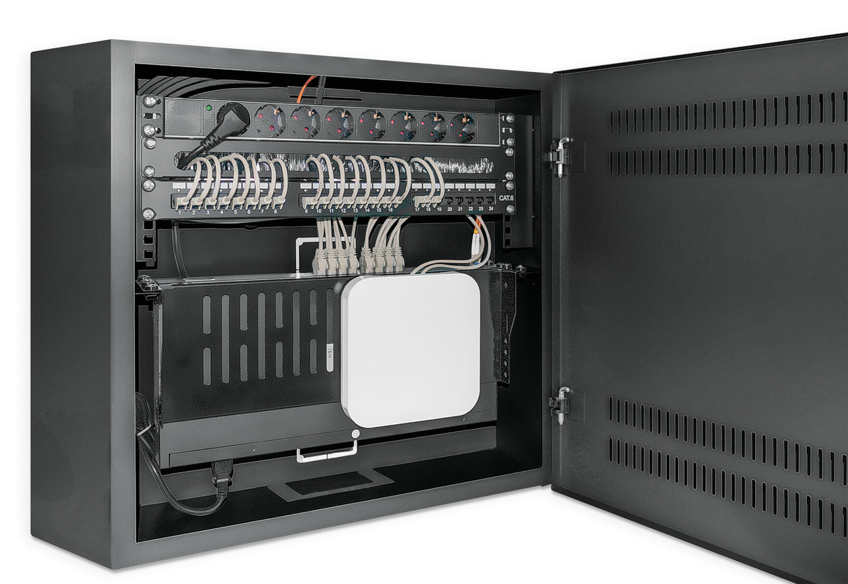 GABINETE MAN 19" MURAL 4U 550X540, 4U+2U VERTICALES