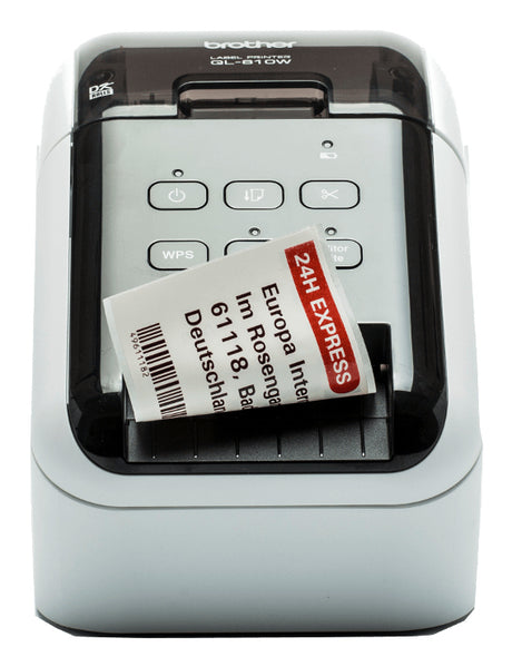 Brother QL-810W Impresora Térmica directa WiFi Negro, Blanco