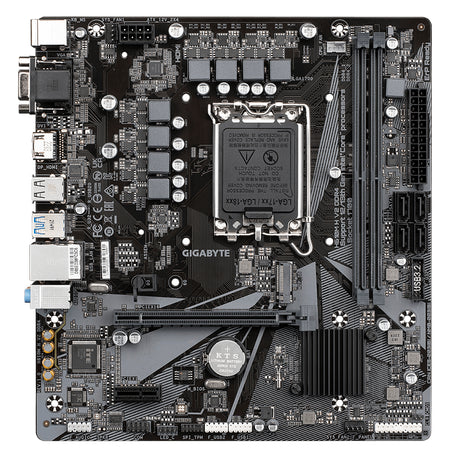 GIGABYTE H610M H V2 DDR4 Placa base - Compatible con procesadores Intel Core 14th CPUs, 6+1+1 Hybrid Digital VRM, up to 3200MHz DDR4 (OC), 1xPCIe 3.0 M.2, GbE LAN, USB 3.2 Gen 1 placas base Intel LGA 1700 LGA 1700 64 GB