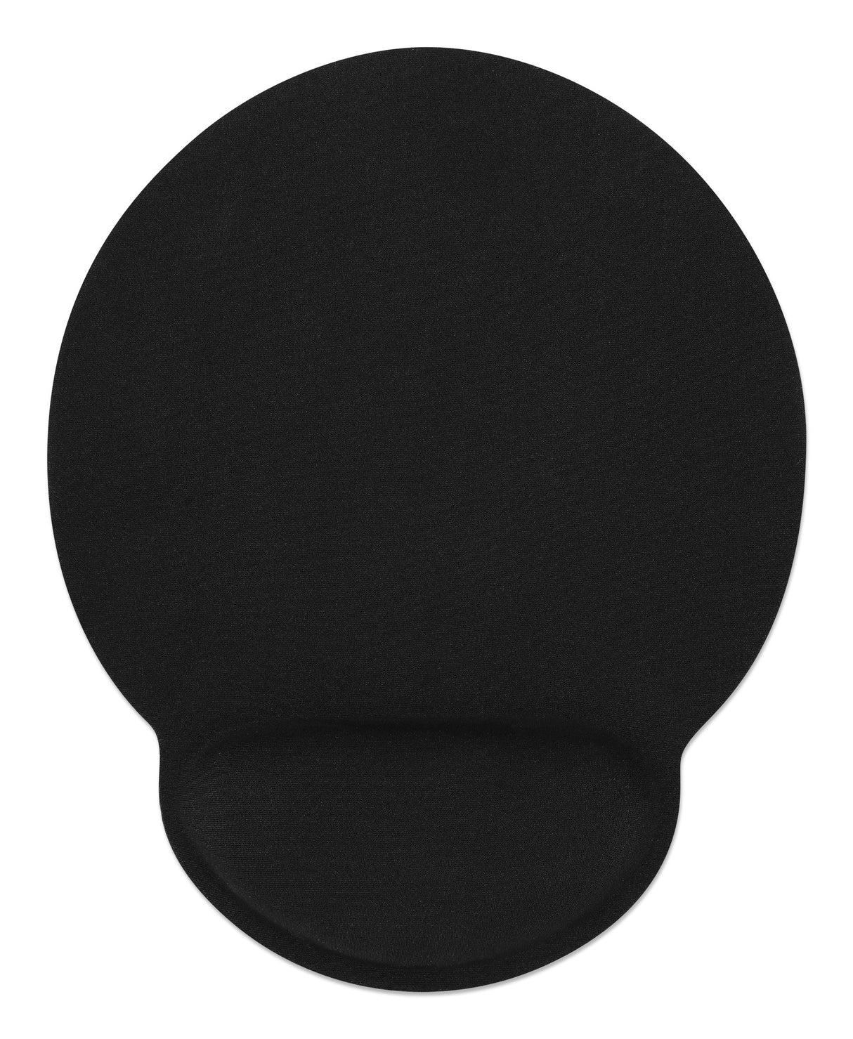 Manhattan Alfombrilla de ratón con reposamuñecas de gel, color negro, 241 × 203 × 40 mm, base antideslizante, garantía de por vida Ratón Monocromo Gel, Caucho Si Si