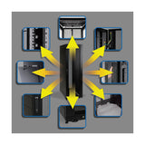 Tripp Lite SR42UB Gabinete de Profundidad Estándar Smartrack de 42U (Incluye Puertas Y Paneles Laterales) Armarios Rack
