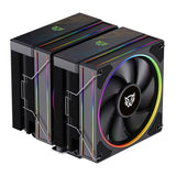 Balam Rush Heliux Pro HEX70 Procesador Enfriador de aire 12 cm Negro, 600 RPM, 2200 RPM