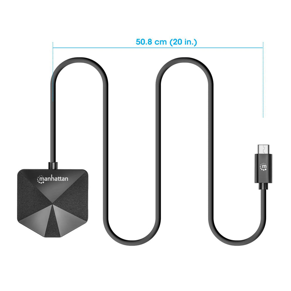 Manhattan Hub/dock combinado USB-C y USB-A, puertos (4): 2x USB-A + 2x USB-C, 5 Gbps (USB 3.0), dise