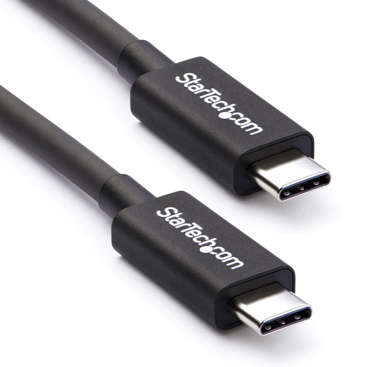 StarTech.com Cable Thunderbolt 3 Pasivo de 50cm - 40Gbps - PD 100W - Vídeo 4K/5K - Cable Thunderbolt - Certificado Thunderbolt - Compatible con USB4 / Modo Alt DP - Thunderbolt 4 - USB 3.2 - USB-C Cable Masculino Masculino 0,5 m 40 Gbit/s
