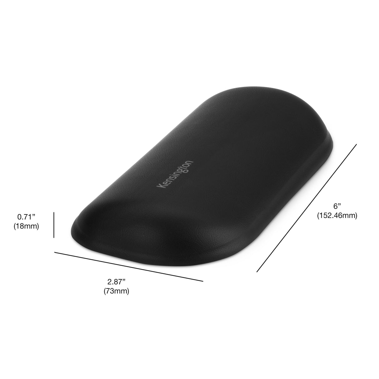 Kensington Reposamuñecas ErgoSoft para ratones estándar Accesorio Ergonómico Negro 1,52 g 1,52 g 16,3 mm