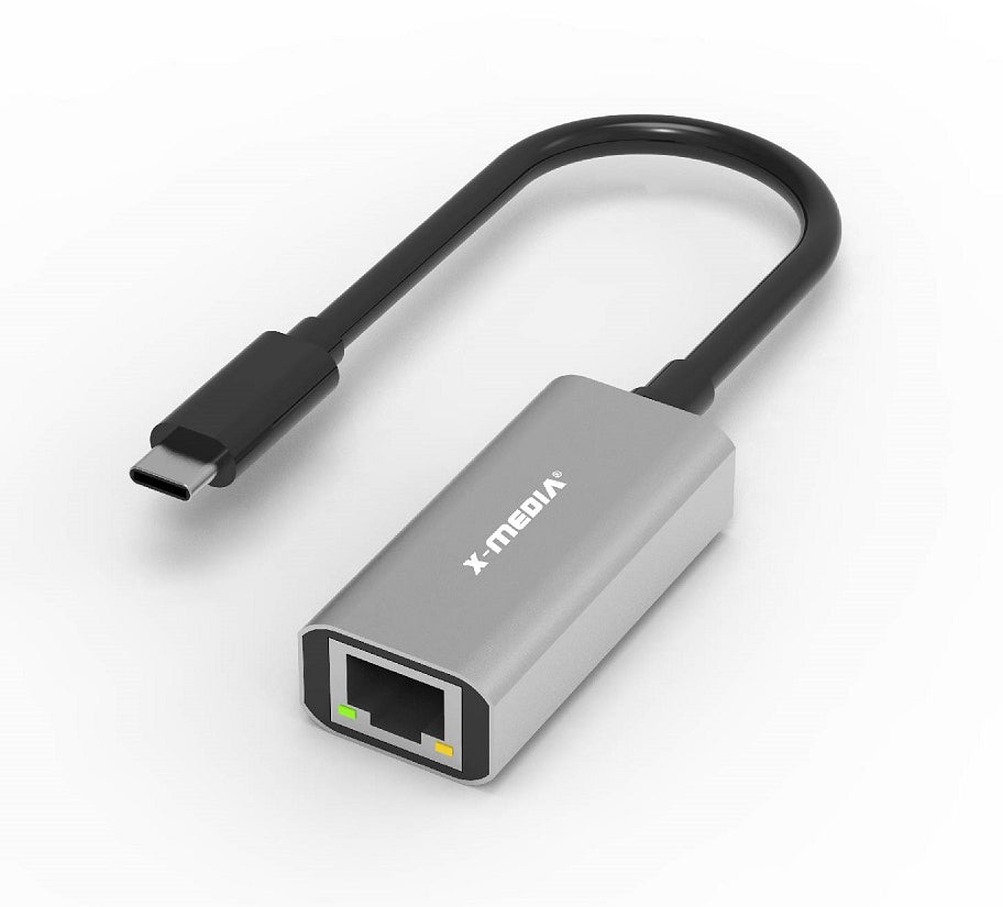 X-Media XM-UE3000C tarjeta de red Ethernet 1000 Mbit/s, Alámbrico, USB, Negro