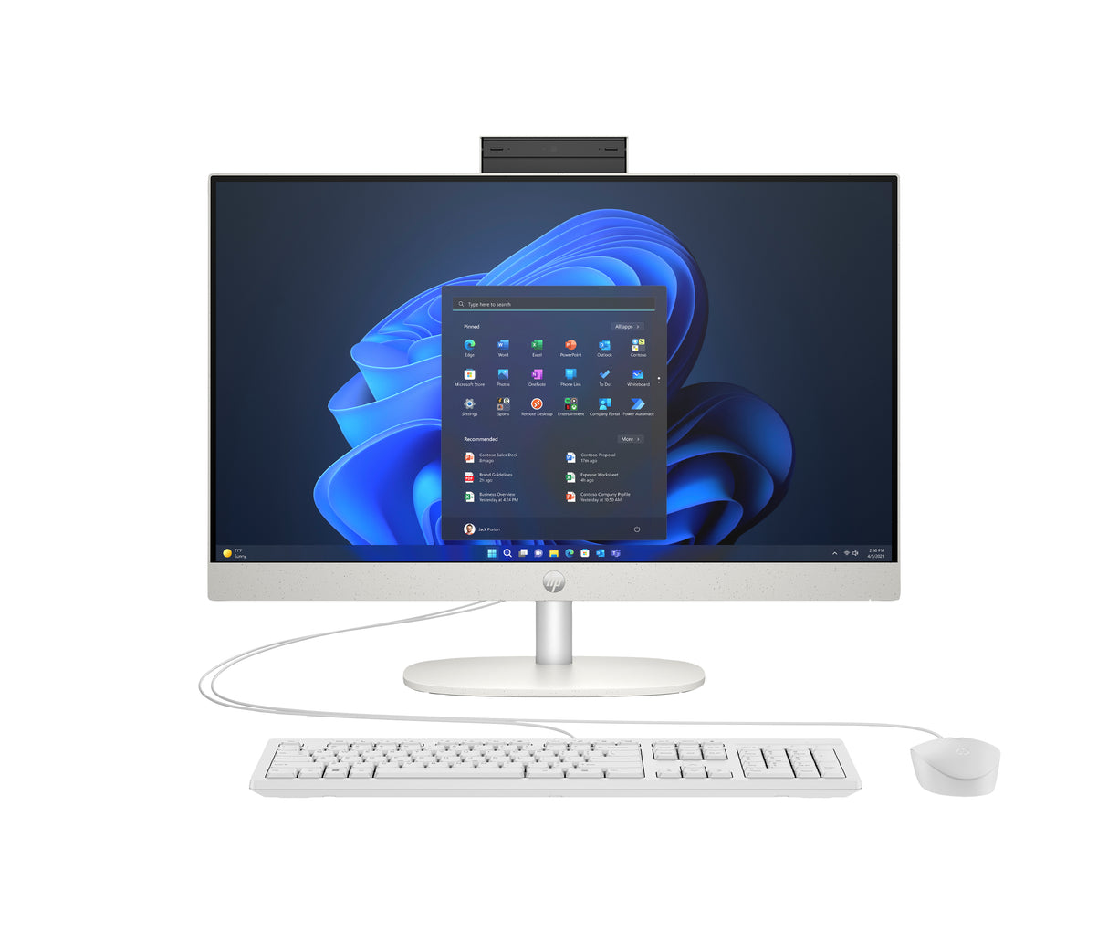 HP ProOne 240 G10 Intel® Core™ i3 i3-N300 60.5 cm (23.8") 1920 x 1080 Pixeles Pantalla táctil PC todo en uno 8 GB DDR4-SDRAM 512 GB SSD Windows 11