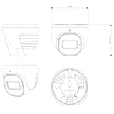 Provision-ISR DH-380IPSN-28 cámara de vigilancia Torreta Cámara de seguridad IP Interior y exterior 