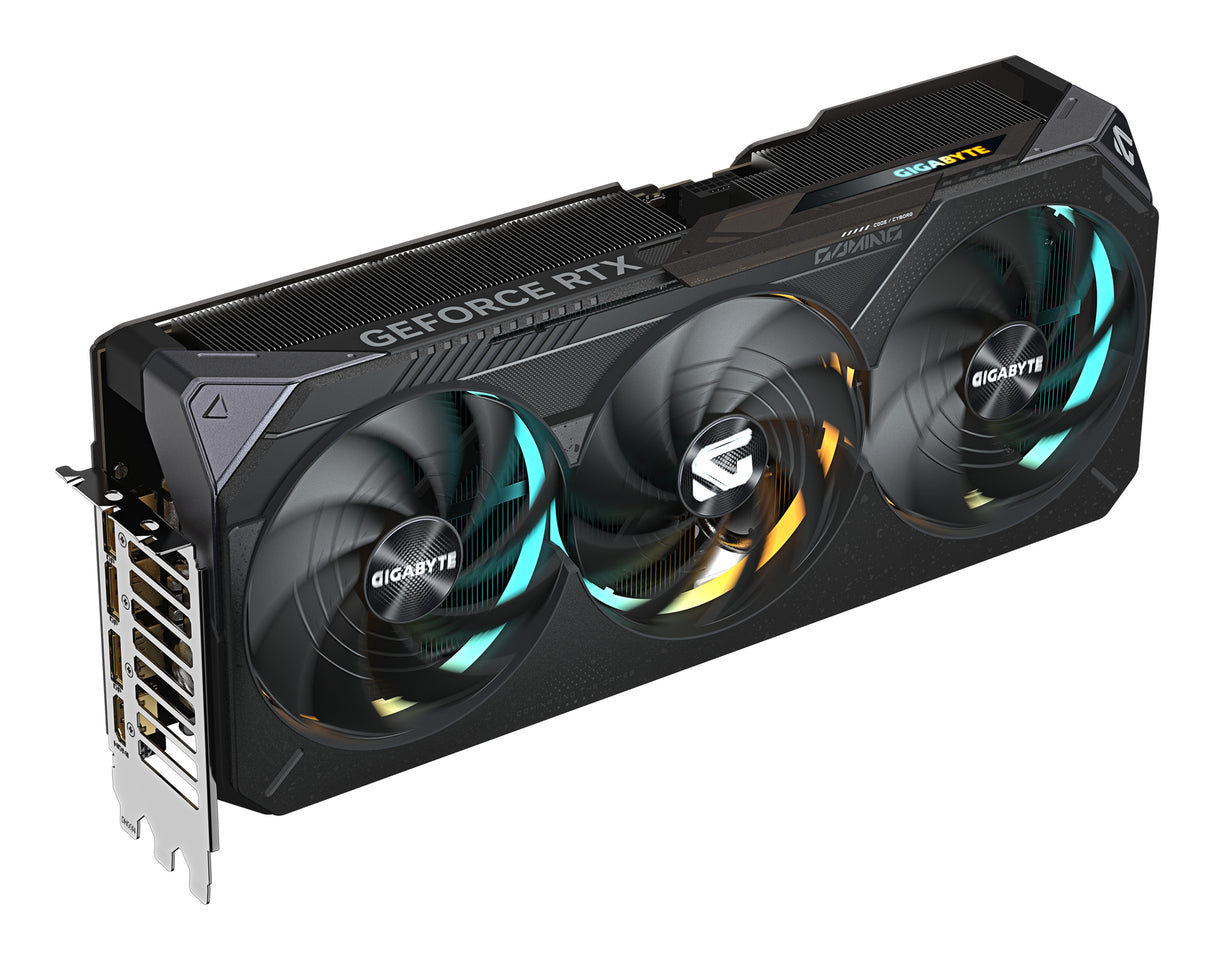 GIGABYTE GeForce RTX 5090 GAMING OC 32G Tarjeta Gráfica - 32GB GDDR7, 512 bits, PCI-E 5.0, 2550MHz Core Clock, 3 x DP 2.1a, 1 x HDMI 2.1b, NVIDIA DLSS 4, GV-N5090GAMING OC-32GD tarjetas gráficas Si 21760 NVIDIA GeForce RTX 5090