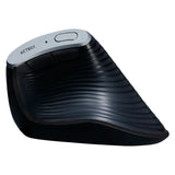 Acteck Virtuos Fitt Pro MI770 ratón Oficina Diestro RF inalámbrico + bluetooth Óptico 2400 DPI, Diseño vertical, Negro