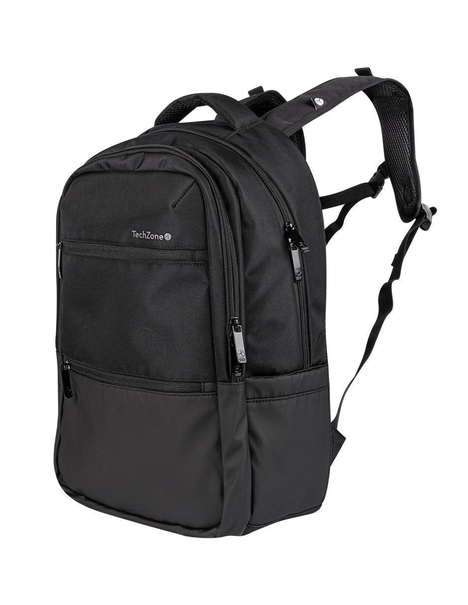 Mochila Techzone MAX II para portatil 16p  Negro  Forro 100% Poliester 46 x 32 x 16 cm