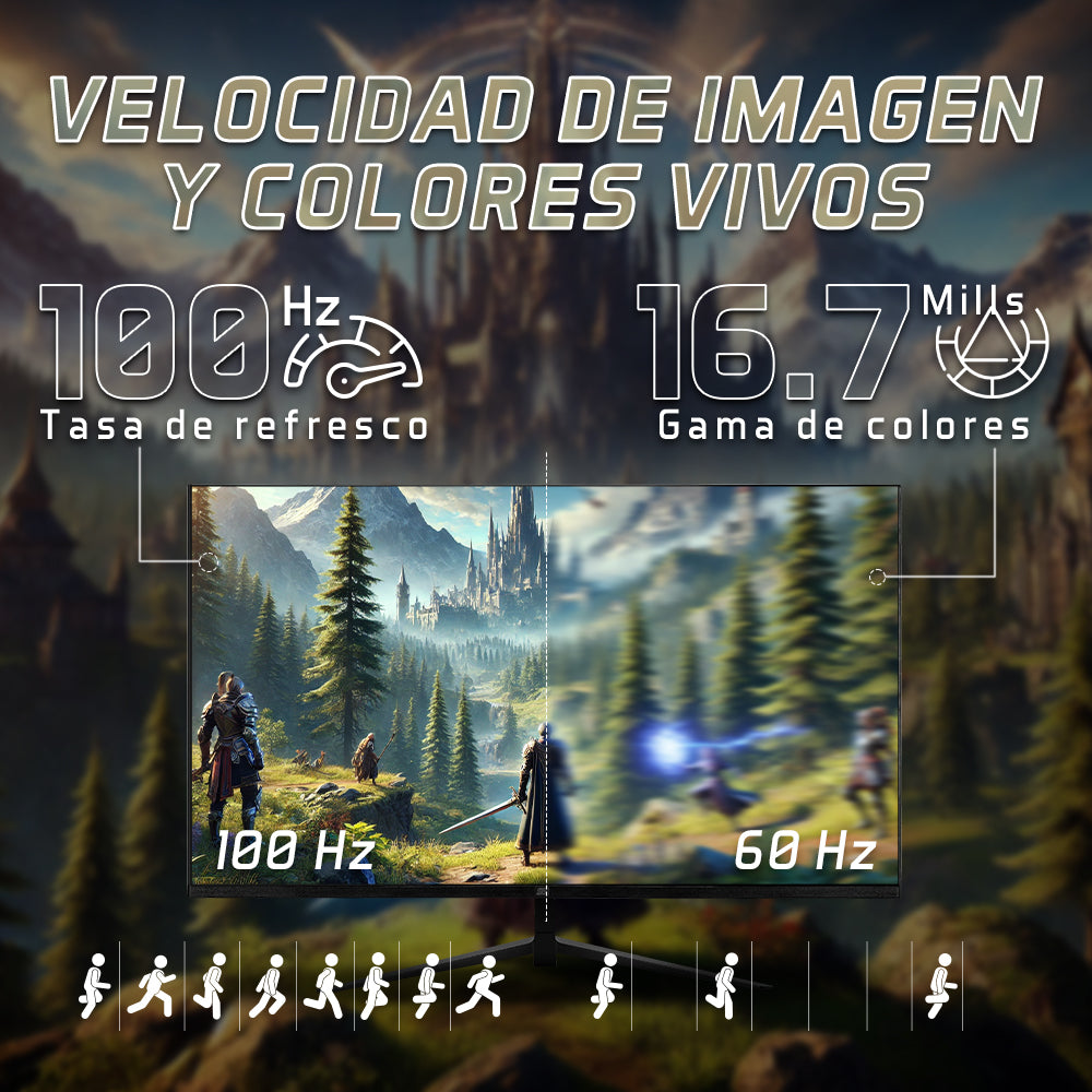Vorago MGSTG-27 pantalla para PC 68,6 cm (27") 1920 x 1080 Pixeles Full HD LED Negro