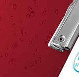 Techmakro KITTB10VN portapapeles Cloruro de polivinilo (PVC), Cartón Rojo, 240 mm, 330 mm, 200 g
