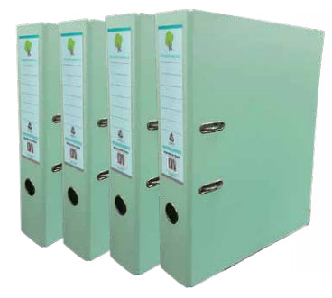 Techmakro KITCARP4VDP carpeta de cartón Carta Verde, Anillo D, Almacenamiento, Cloruro de polivinilo (PVC)