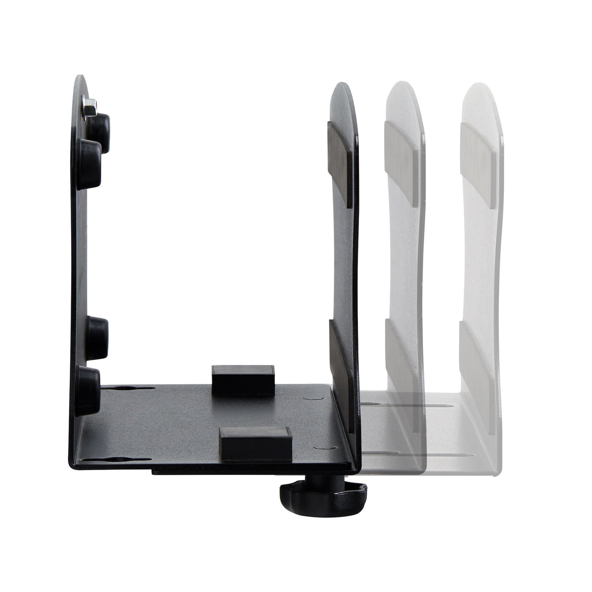 StarTech.com Bracket Soporte de Montaje en Pared para PC - Soporta CPU de hasta 18kg - Ajustes sin Herramientas de 5cm a