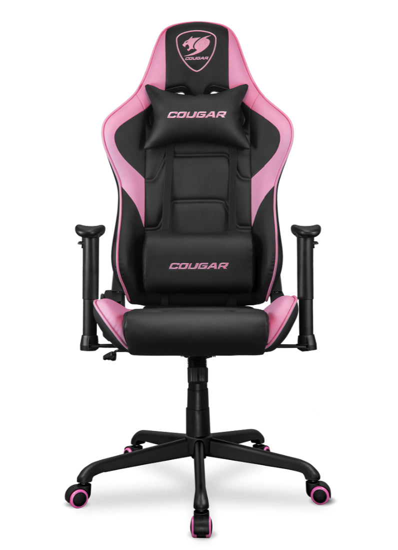 COUGAR ARMOR Elite Eva Silla Ergonómica Silla para videojuegos de PC 120 kg Negro / Rojo Acero