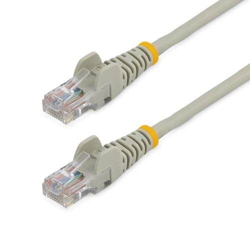 StarTech.com Cable de 1m Gris de Red Fast Ethernet Cat5e RJ45 sin Enganche - Cable Patch Snagless Cables de red 1 m Cat5