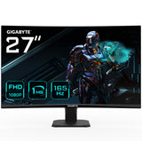 GIGABYTE GS27F 27" Monitor de Juego FHD - 1920 x 1080, 165Hz, 1ms, 300 cd/m², FreeSync Premium, HDR Ready, HDMI 2.0, Displayport 1.4 Monitor 68,6 cm (27") 1920 x 1080 Pixeles Full HD Edge LED Negro