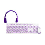 Perfect Choice PC-201724 teclado Ratón incluido Hogar USB Púrpura, Alámbrico