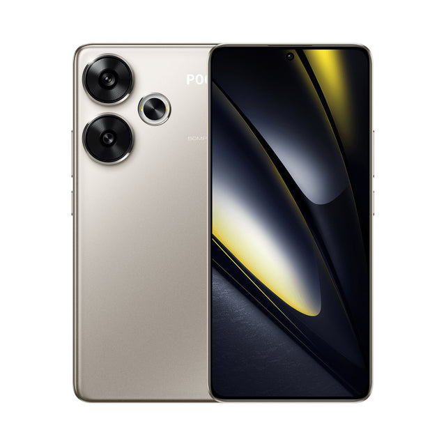 POCO F6 16.9 cm (6.67") SIM dual 5G USB Tipo C 12 GB 512 GB 5000 mAh Titanio, 2712 x 1220 Pixeles