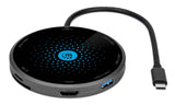 Manhattan Docking USB-C con base de carga inalámbrica hubs de interfaz USB 3.2 Gen 1 (3.1 Gen 1) Type-C 3 1 1